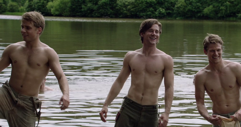 Shirtless Men On The Blog Zach Roerig & Luke Benward Max Lloyd Jones.