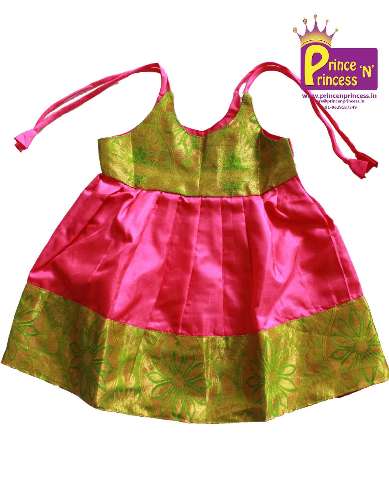 pattu pavadai for 3 months baby