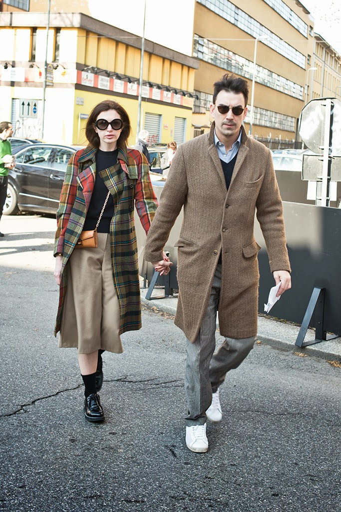 Street Style  Milano Street Looks Marni Show Fall 2014 