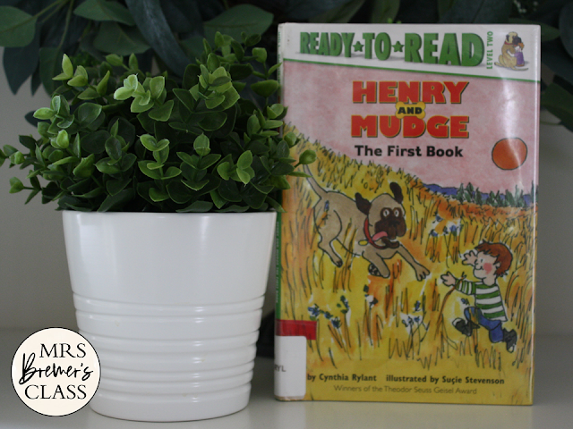 Henry & Mudge book study unit with Common Core aligned literacy activities for First Grade and Second Grade