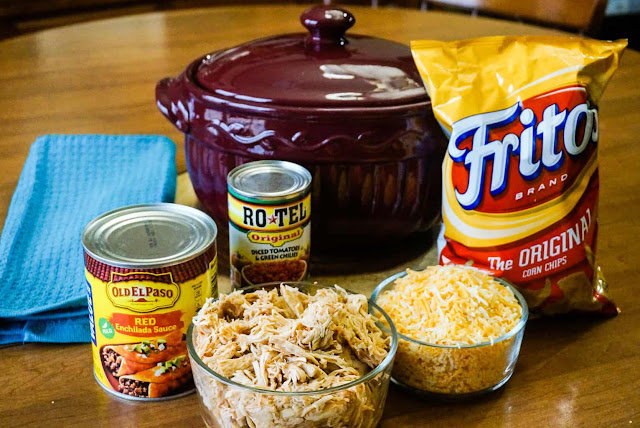 Bean Pot Chicken Enchiladas