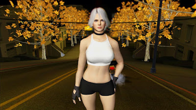 GTA SA Skin: Dead Or Alive 6 Christie Energy Up Training Wear