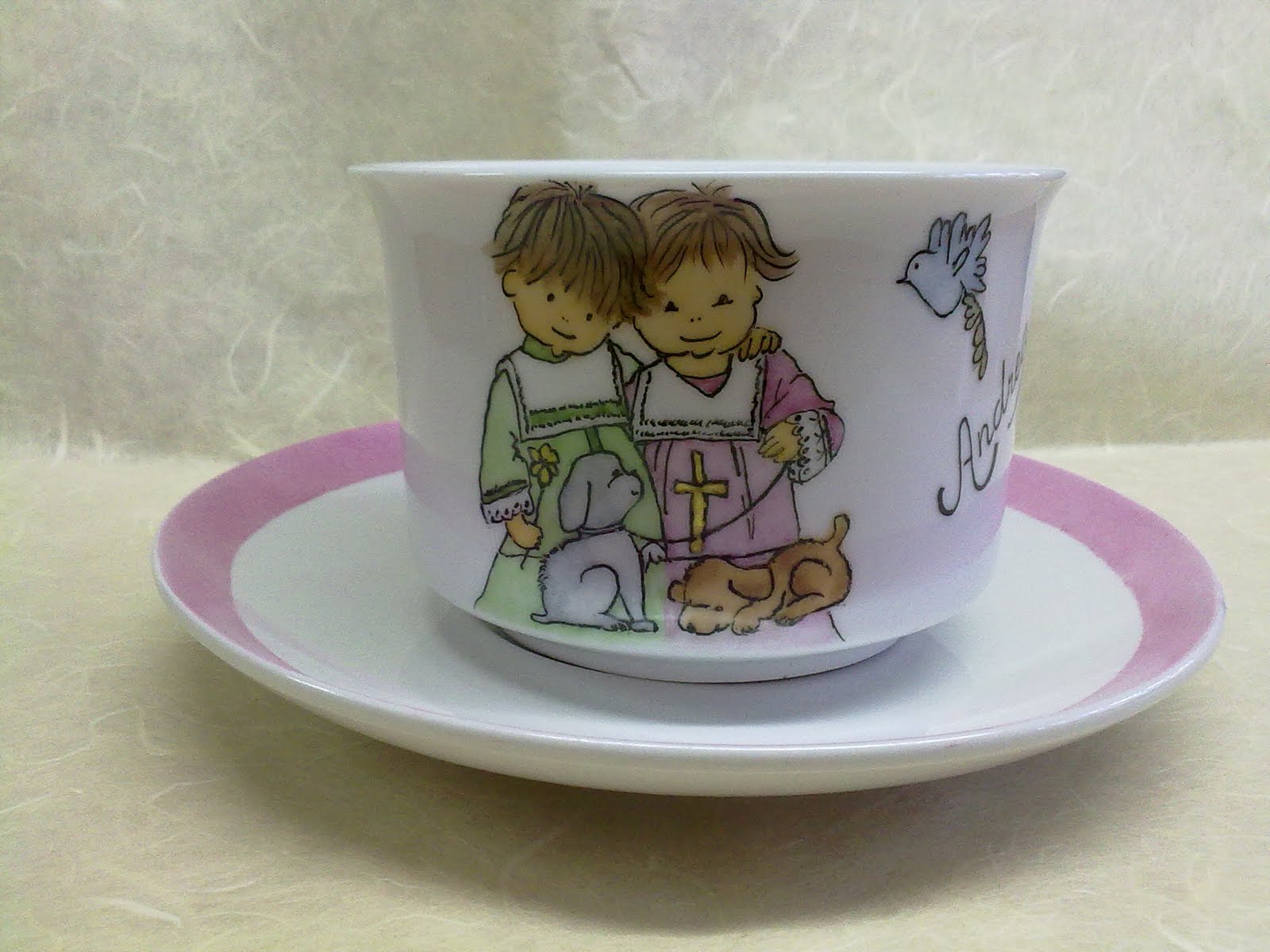 REGALOS INFANTILES MARISART TAZA DESAYUNO COMUNION