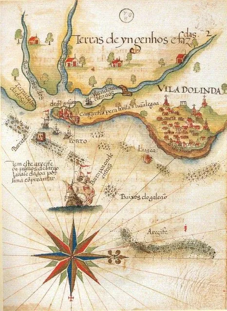 cartografia de pernambuco 1710
