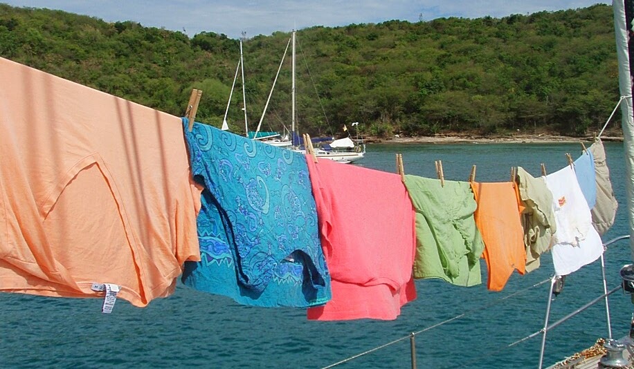 Doing Laundry on a Boat