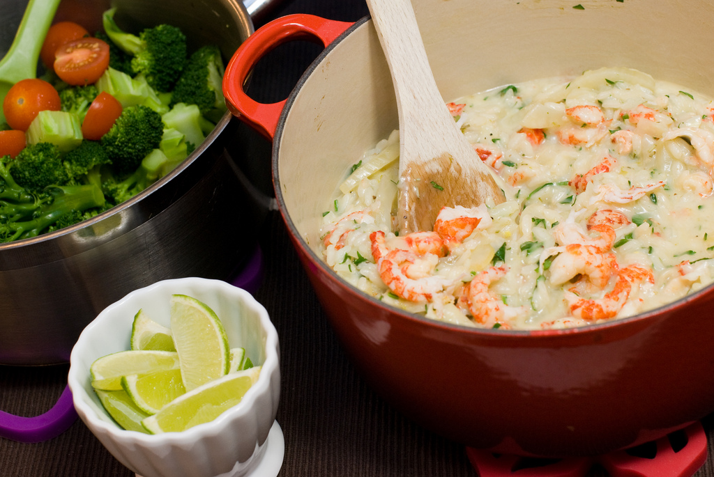 My Culinary Escapades in Thailand Italian Style Risotto with Shrimp