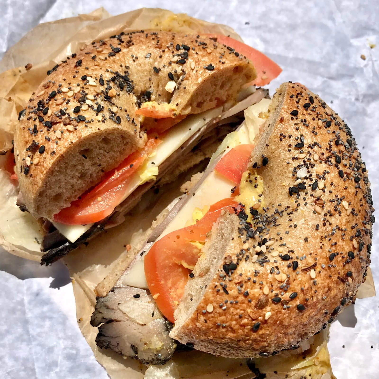 H A R L E M + B E S P O K E EAT SUMMER BAGEL SANDWICH DEAL AT BO'S BAGELS