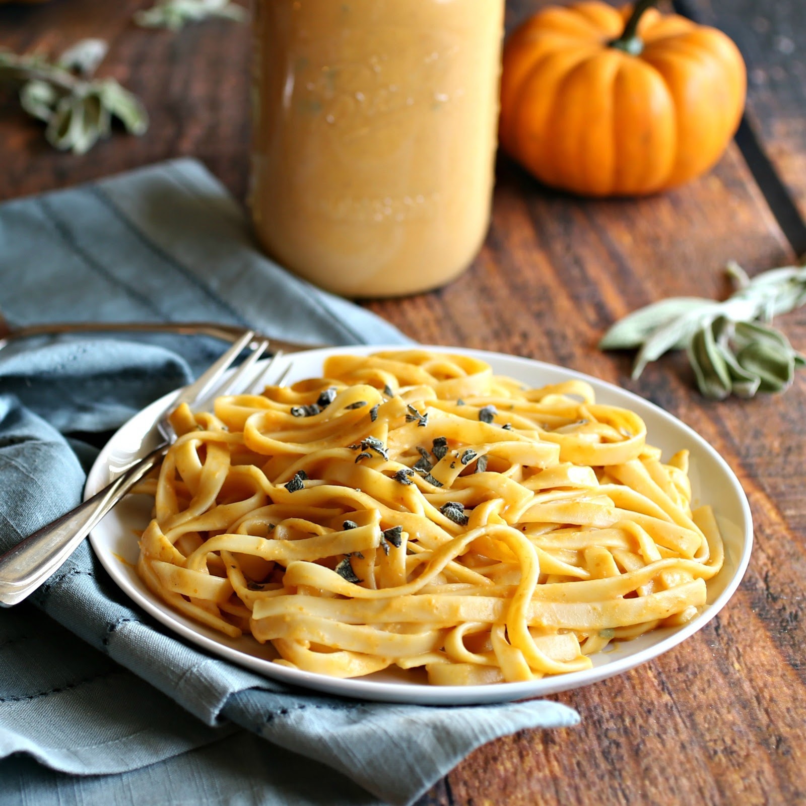 Hungry Couple Smokey Pumpkin Sage Pasta Sauce