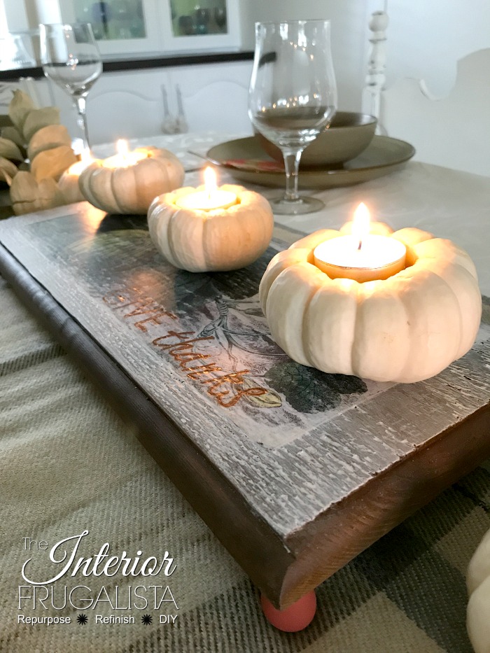 How To Turn Real Mini Pumpkins Into Tealight Holders Interior Frugalista