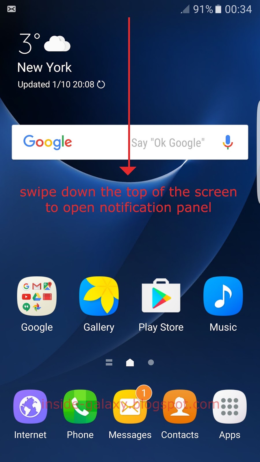 Inside Galaxy Lock Screen