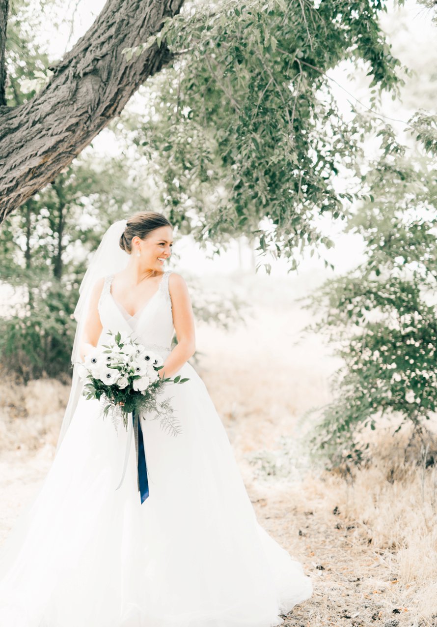 Classic cream and green wedding in the desert by Something Minted Photography