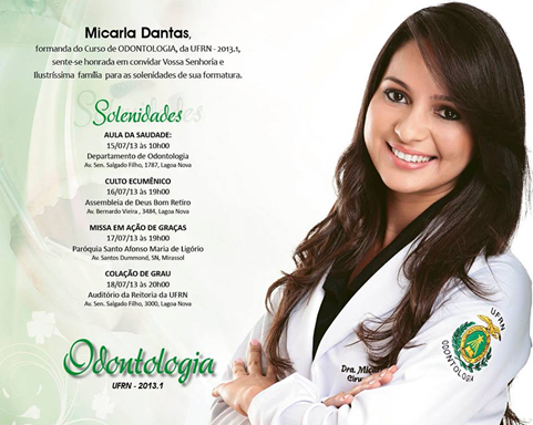 formatura convite