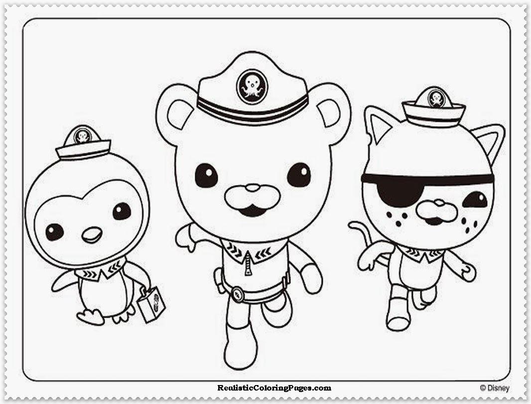 octonauts coloring pages of creatures - photo #2