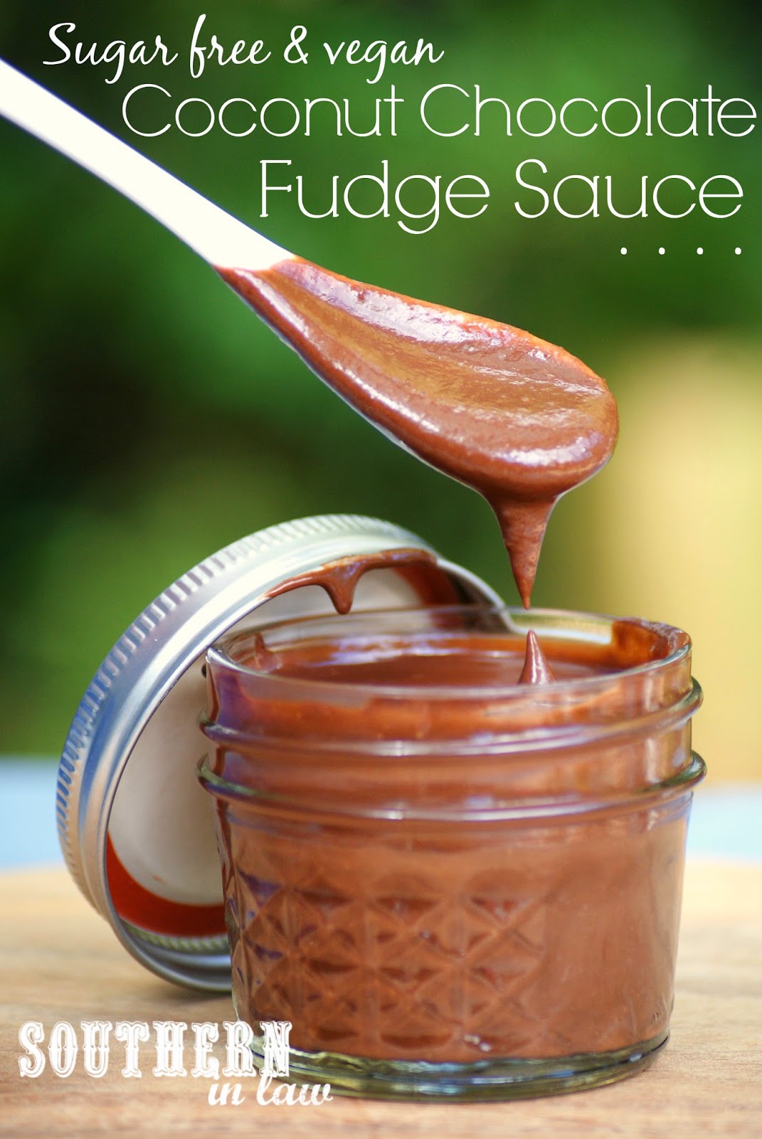 Healthy Chocolate Fudge Sauce Recipe - Gluten free, sugar free, vegan