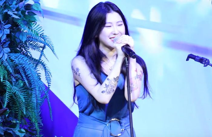 Baek Yerin full tattoos on both arms  reversal charm  DIPECOKR