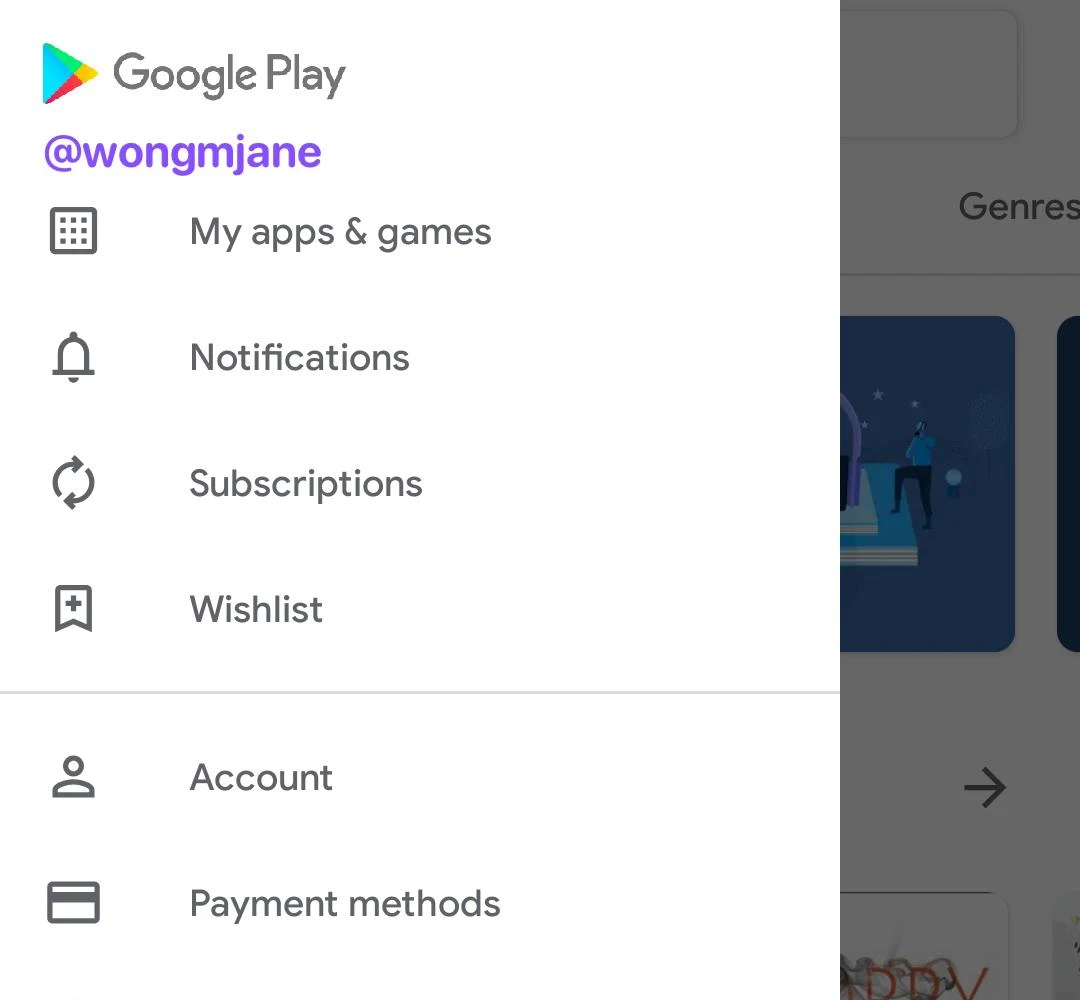 Google Play Store is testing to get rid of the Google+ era cover photo layout from the sidebar