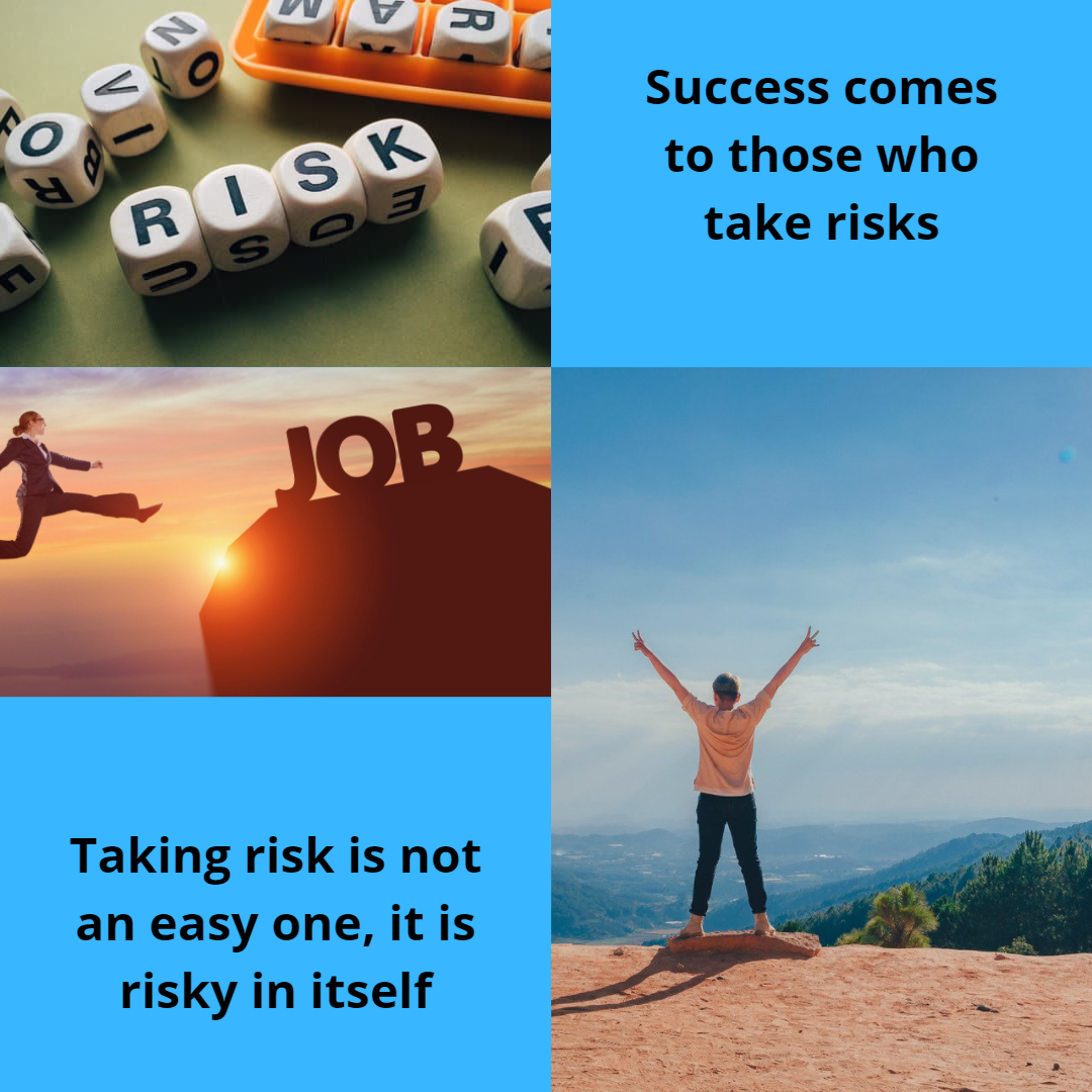essay on success comes to those who take risks