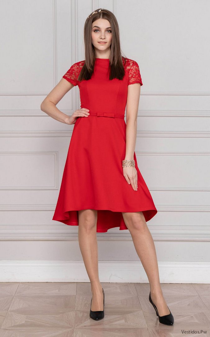 30 Modelos de Vestidos Rojos Cortos | Vestidos | Moda 2019 - 2020