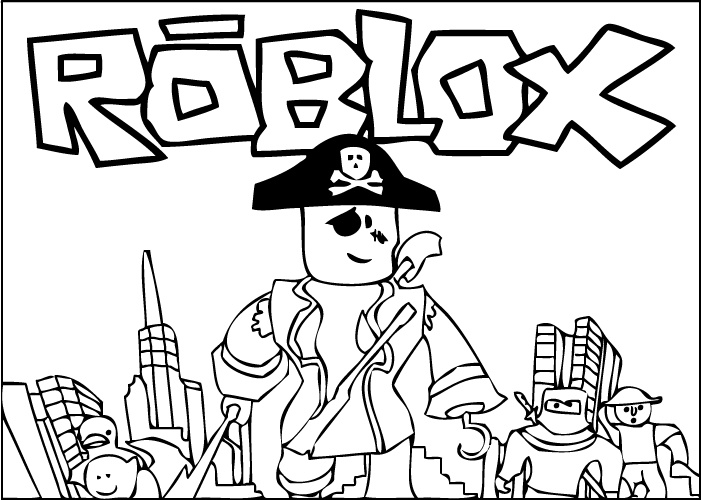 +12 Roblox Coloring Pages