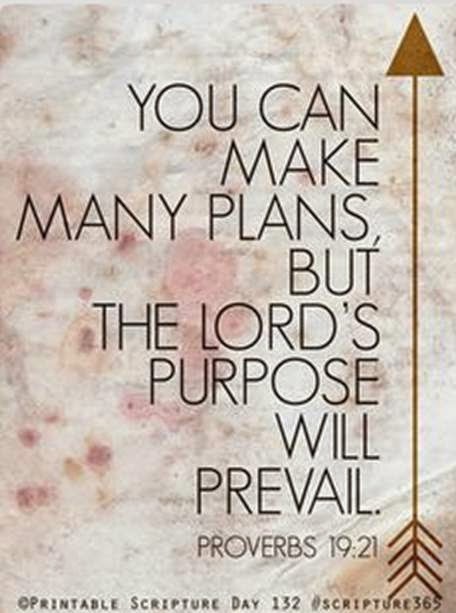 Your Plans vs. God's Plans