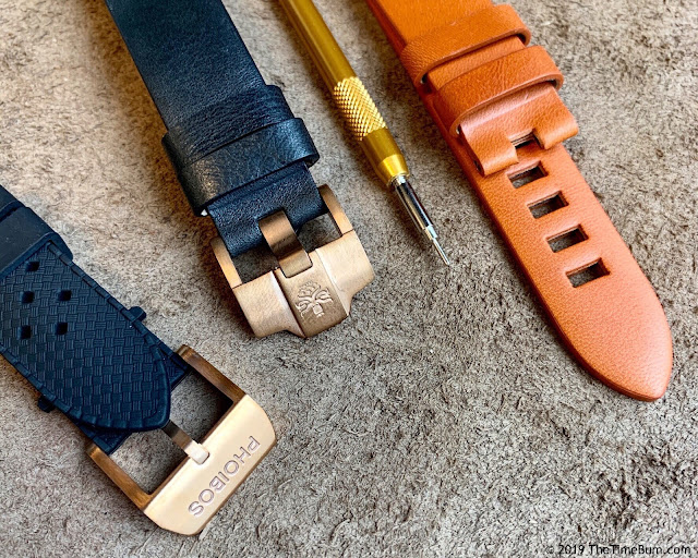 Phoibos Eagle Ray Bronze straps