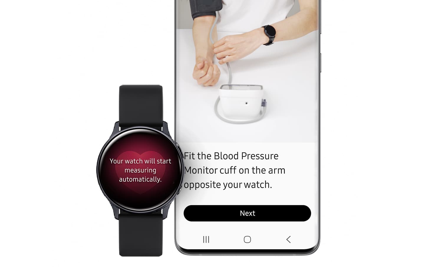 Samsung watch давление