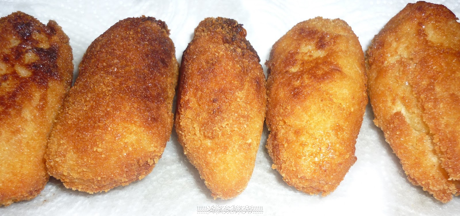 Mi cocina enharinada CROQUETAS DE POLLO
