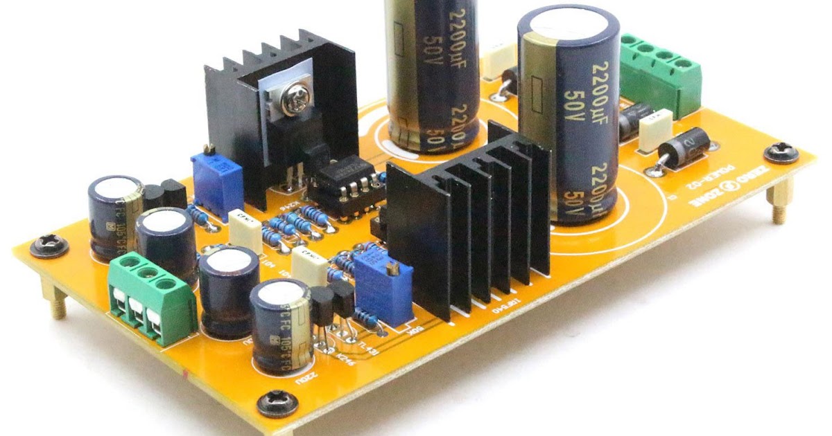 Skema Rangkaian Power Supply Regulator 5V 3A CT dan Simetris Sederahana