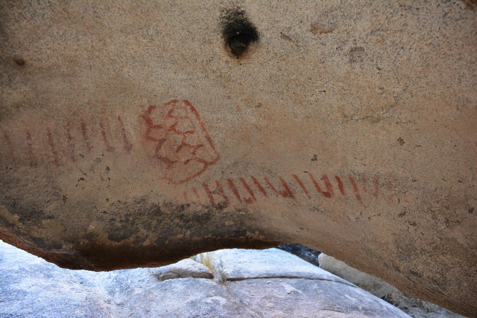 Patrick Tillett Hollow Boulder Rock Art Site Joshua Tree National Park