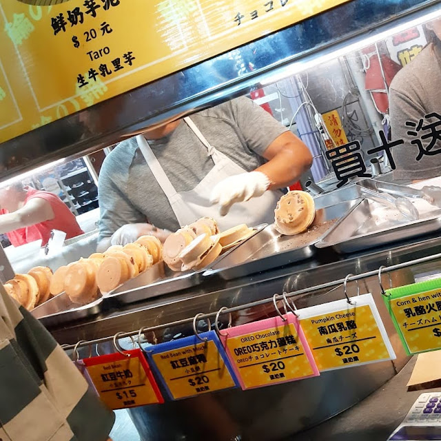 【基隆市仁愛區 / 基隆夜市 / 台灣小吃】 基隆夜市每回必購車輪餅 輪の舖