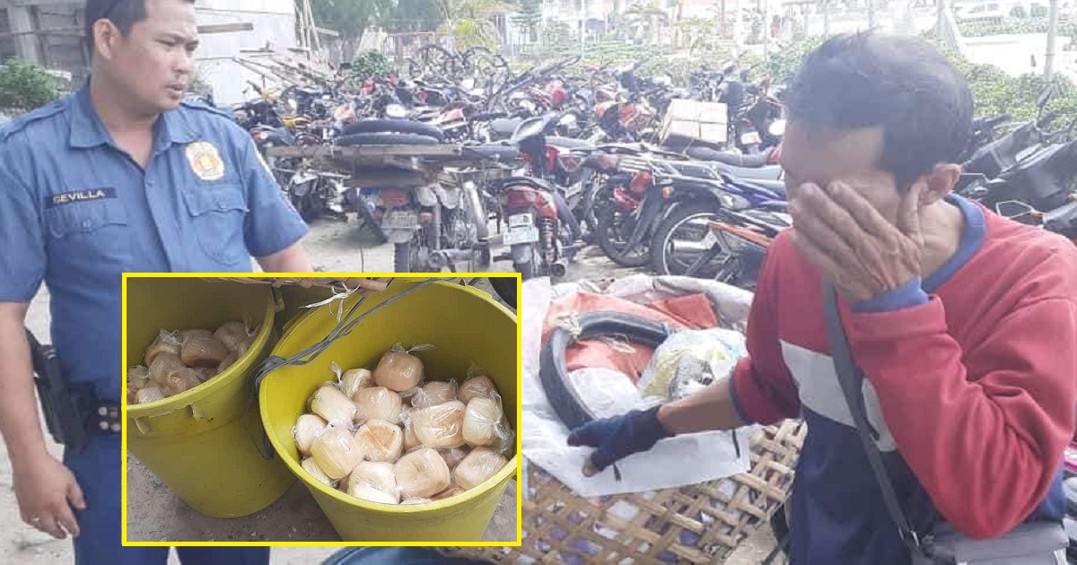 Netizens help old bread vendor seen crying after cops impounded his motorcycle