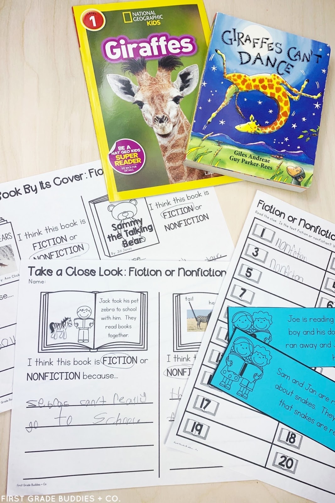 Fiction vs. Nonfiction Text in the Primary Grades | First Grade Buddies