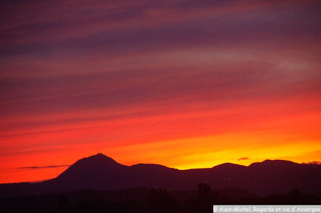 Soleil en Auvergne.