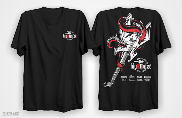 Desain Sablon Kaos Parade Band Big Noize 2