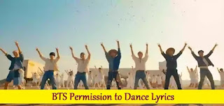 BTS Permission to Dance Lyrics