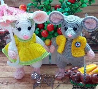 PATRON GRATIS RATONES AMIGURUMI 46061