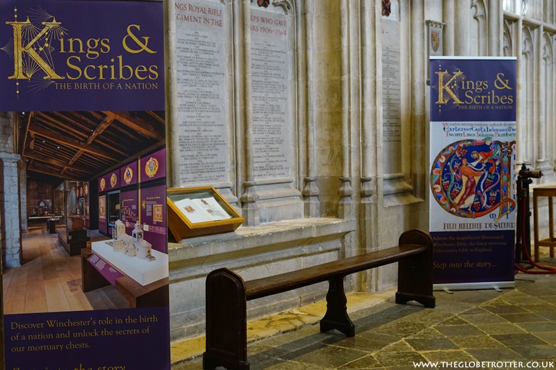 Kings and Scribes exhibition at Winchester Cathedral