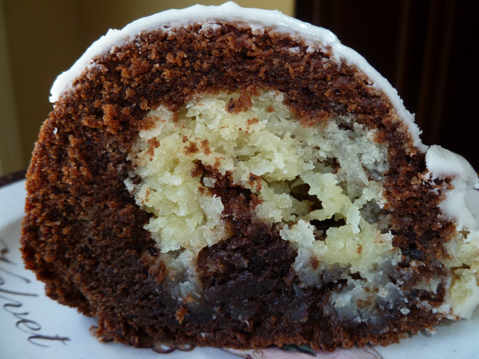 The Pastry Chef's Baking Tunnel of Love Chocolate Macaroon Bundt Cake
