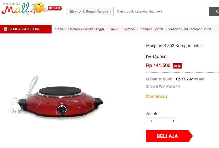 kelebihan kompor induksi