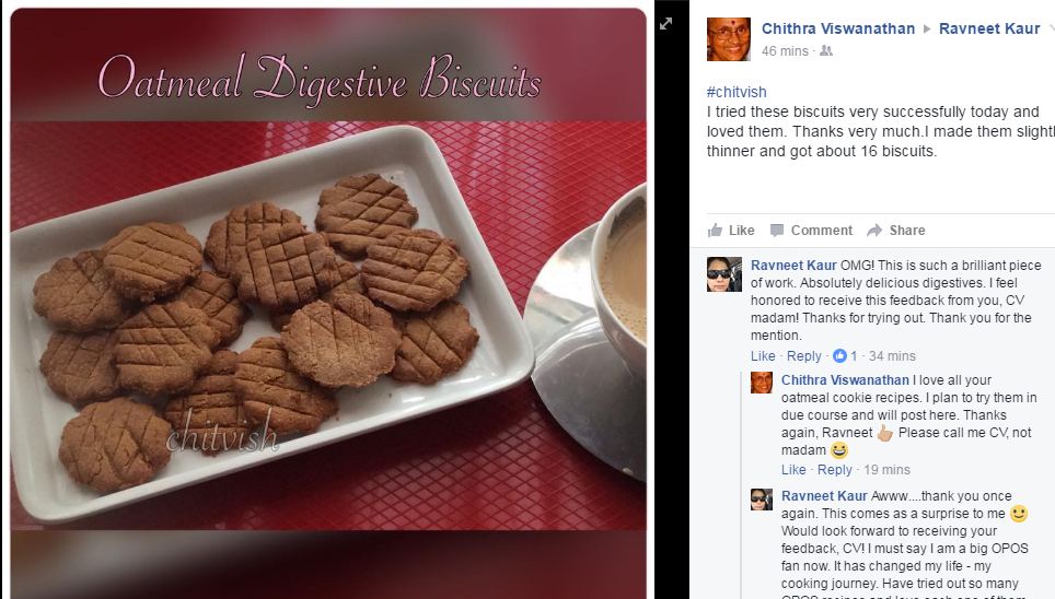 Oatmeal Digestive Biscuits for Weight Loss