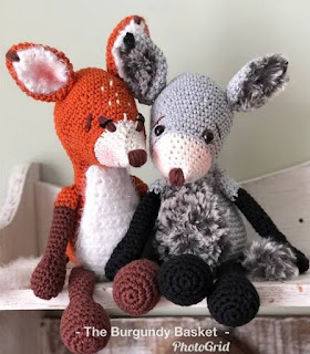 PATRON GRATIS ZORRO Y LOBO AMIGURUMI 45747