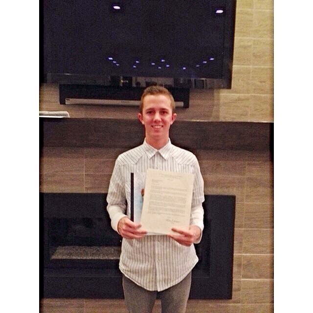 Opening his mission call
