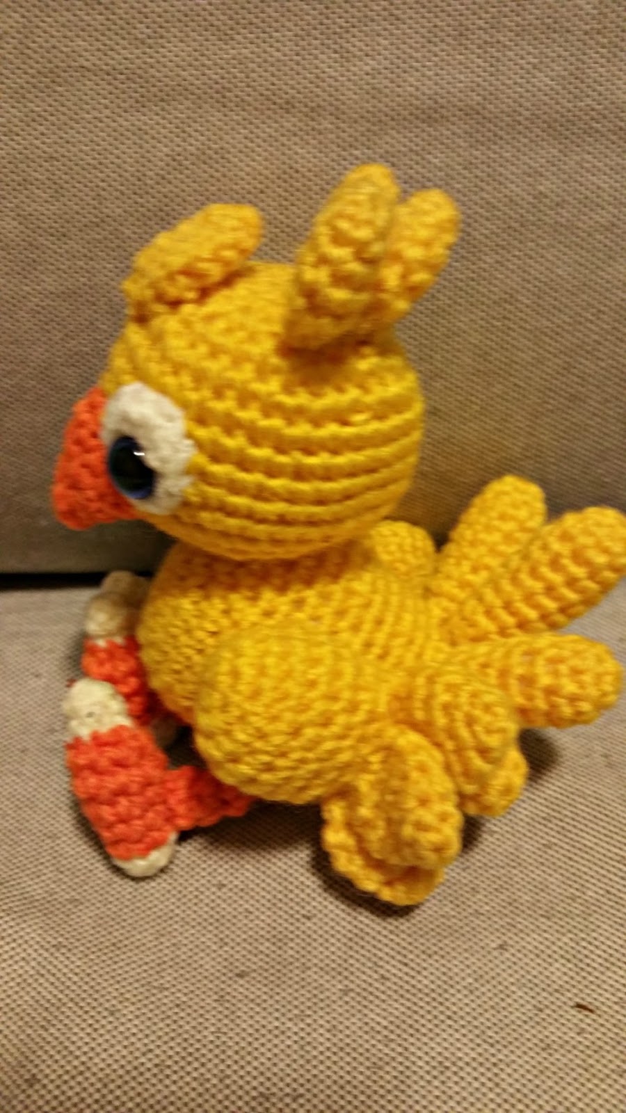 The pokemon crochet journey! Chocobo Amigurumi