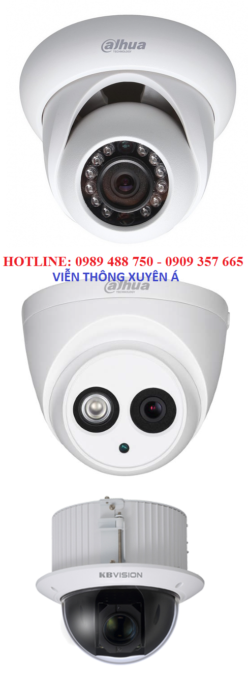 Camera Dahua, KBVision, HIKVision chính hãng, chiết khấu cực cao