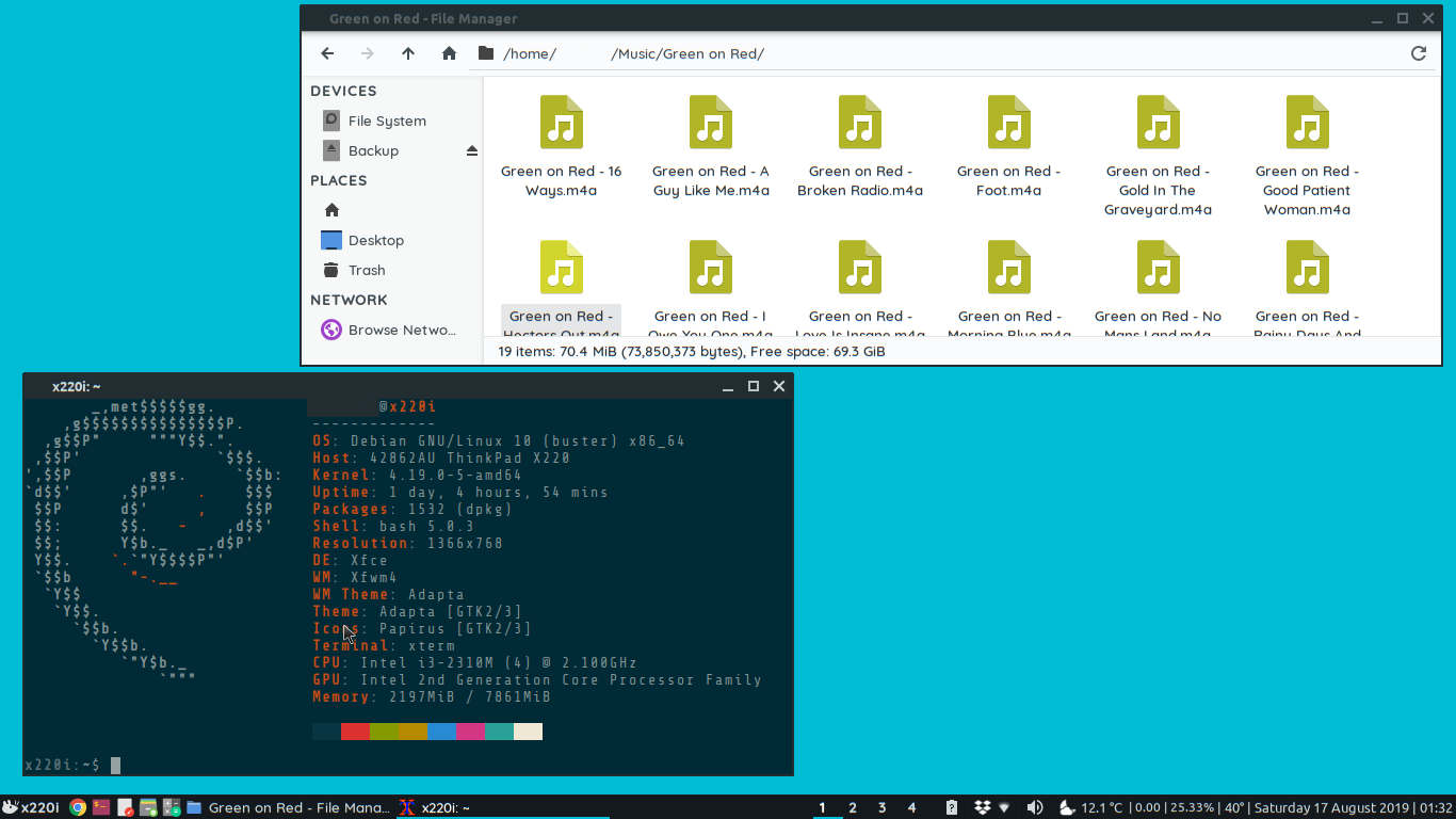oesediez The Current Debian Desktop