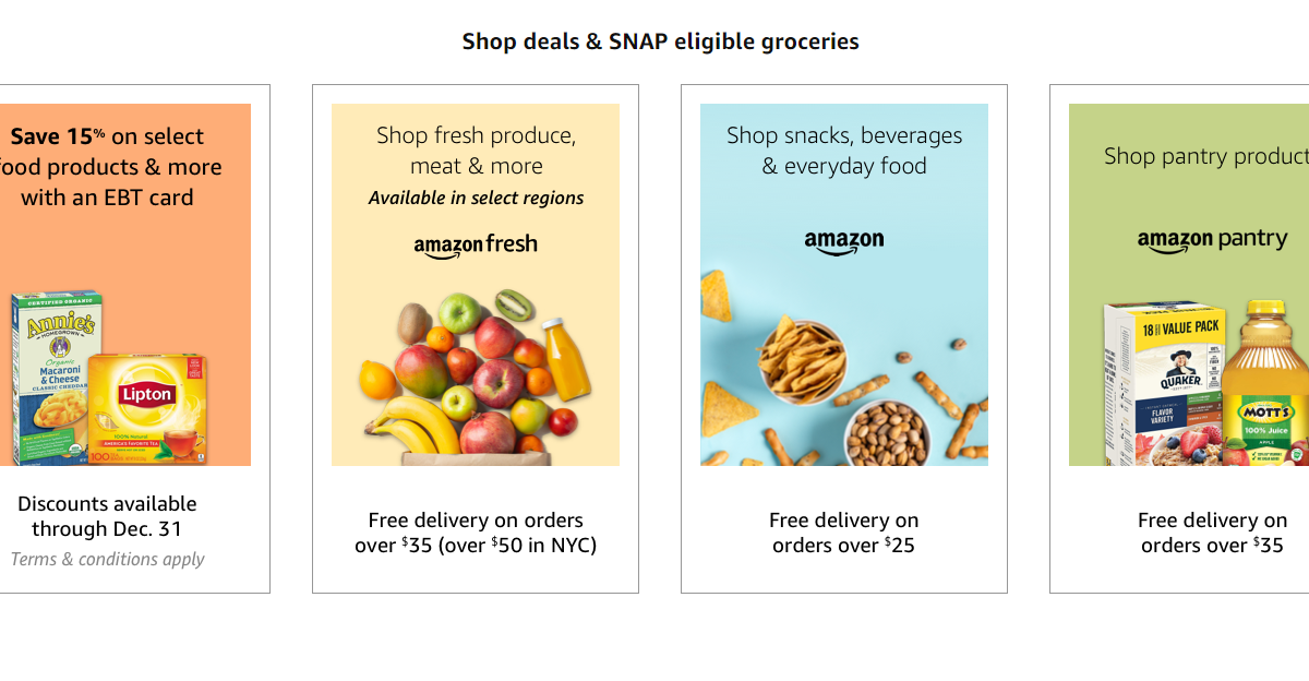 EES Presents Food Ways Grocery Shop Online with SNAP Benefits