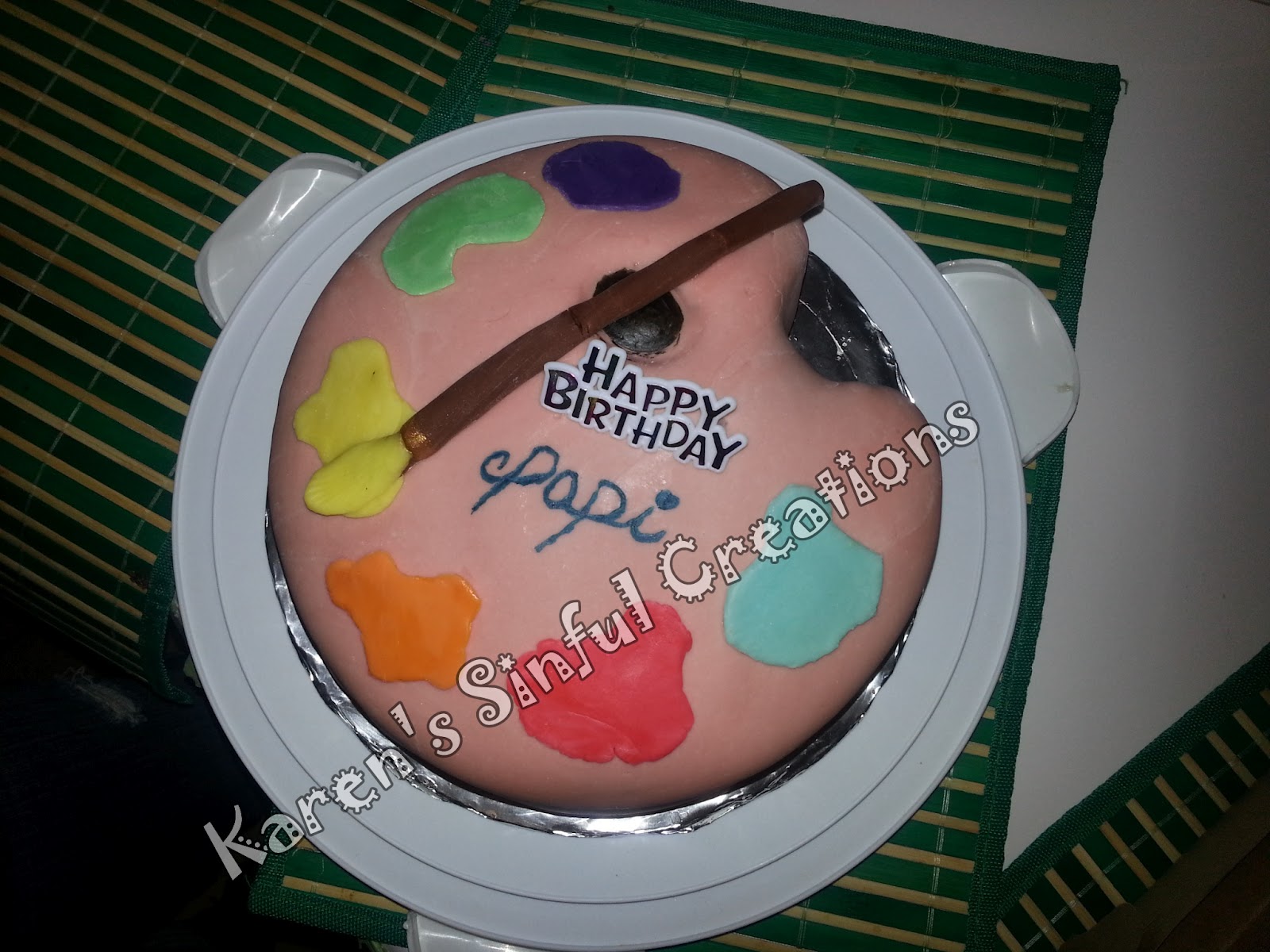Karen's Sinful Creations Painter Cake