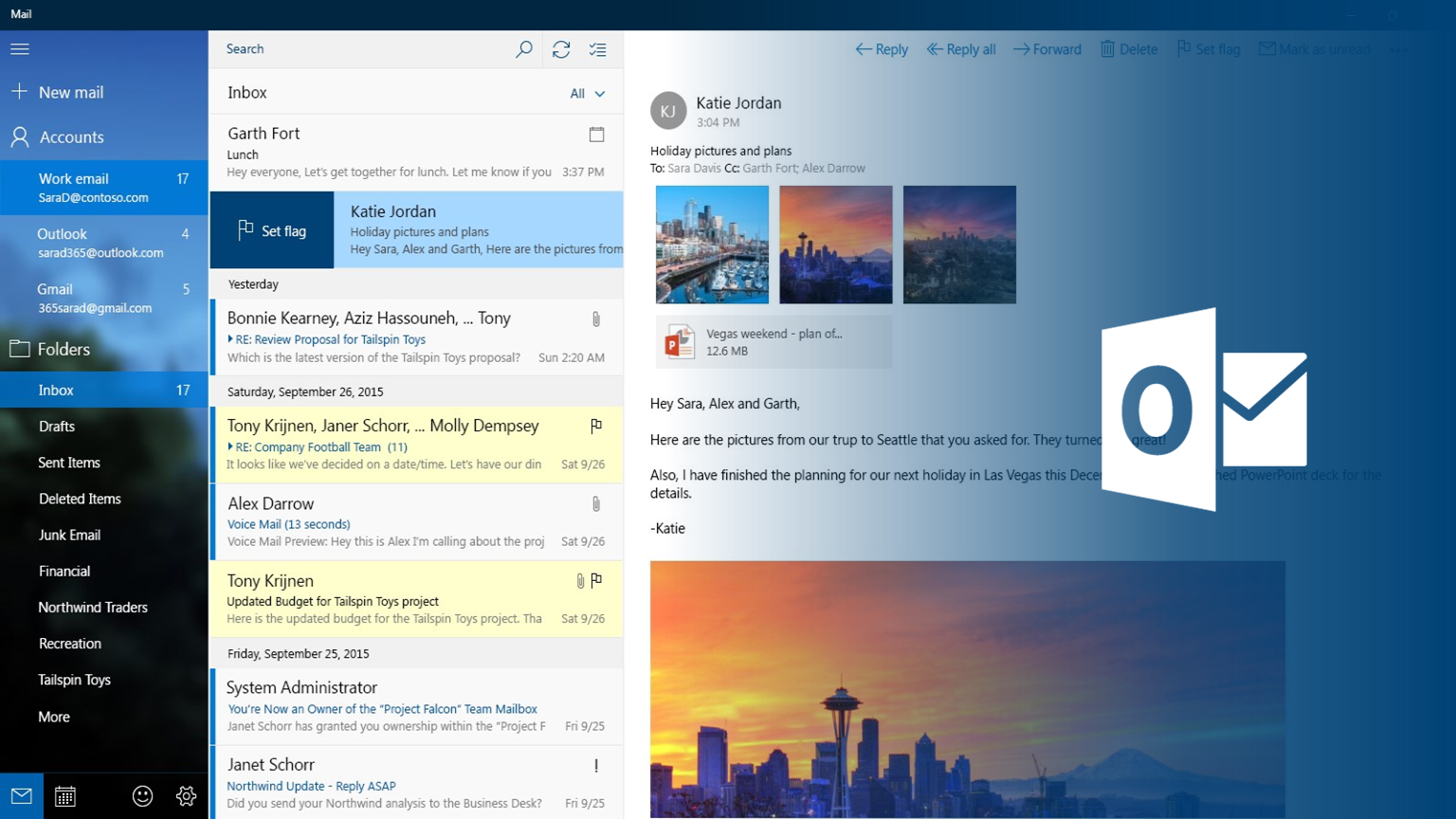Mail & Calendar app updated with minor changes (17.8241) Download APPX