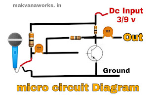 Simple Microphone Amplifier Circuit Diagram