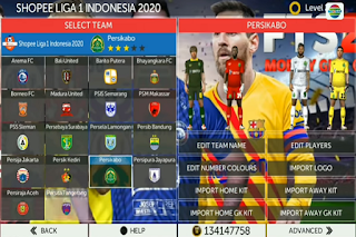 FTS 20 Shopee Liga 1 & Eropa 2020 V7 FTS 20 Shopee Liga 1 & Eropa 2020 V7